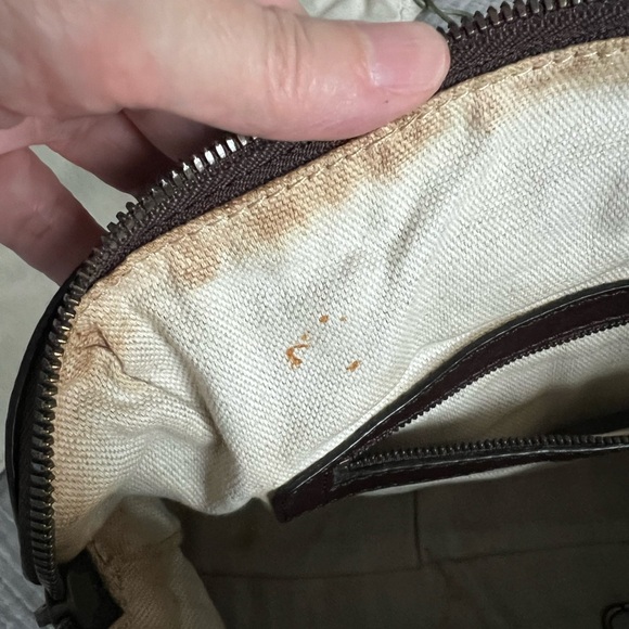 Michael by Michael Kors - Suede and leather handbag - Picture 12 of 14